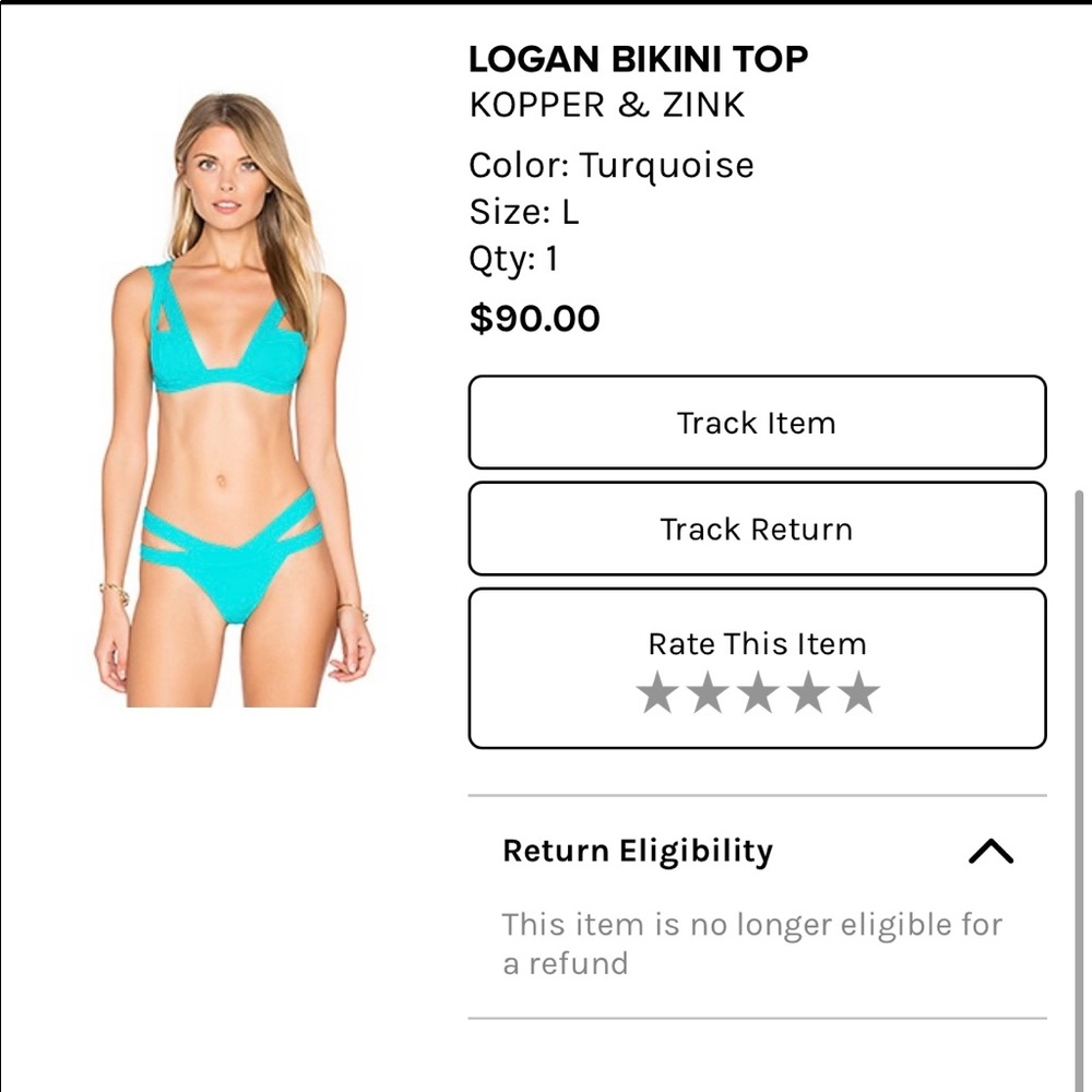 Kopper & Zink Bikini Top and Bottom